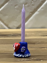 Load image into Gallery viewer, Day of the Dead Altar Mini Candle (heart)