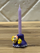 Load image into Gallery viewer, Day of the Dead Altar Mini Candle (skull)