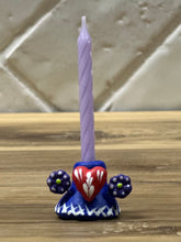 Load image into Gallery viewer, Day of the Dead Altar Mini Candle (heart)