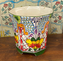 Load image into Gallery viewer, Ceramic Talavera planter (Octagon2)