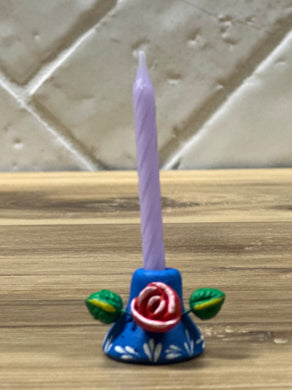 Day of the Dead Altar Mini Candle (Rose)