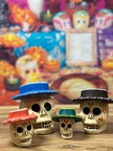 Load image into Gallery viewer, Catrin Skull With Sombrero