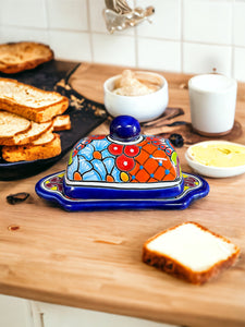 Talavera butter dish