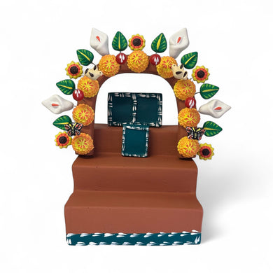 Tripple frame altar marigolds