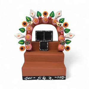 Tripple frame altar marigolds