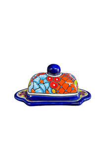 Talavera butter dish