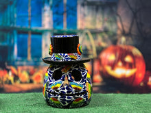 Load image into Gallery viewer, Ceramic jack o’lantern top hat