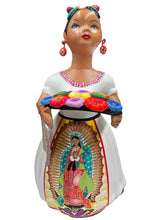 Load image into Gallery viewer, Guadalupe Lupita con flores