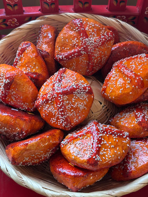 Pan de muerto papier-mâché