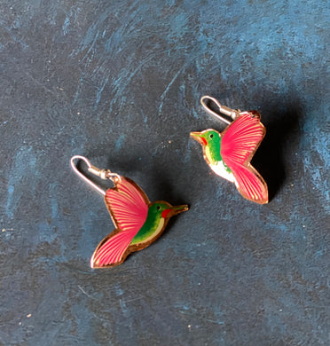 colibrí earrings