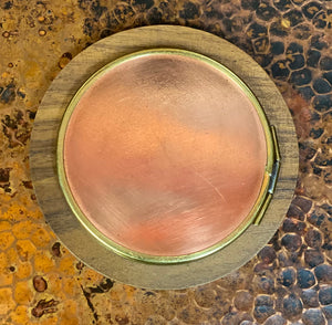 Round copper mirror 1