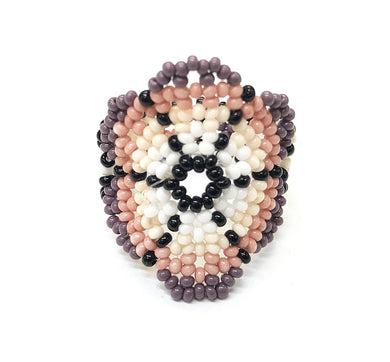 Huichol beaded ring