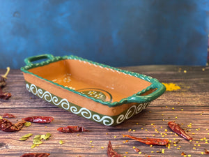 Clay casserole green