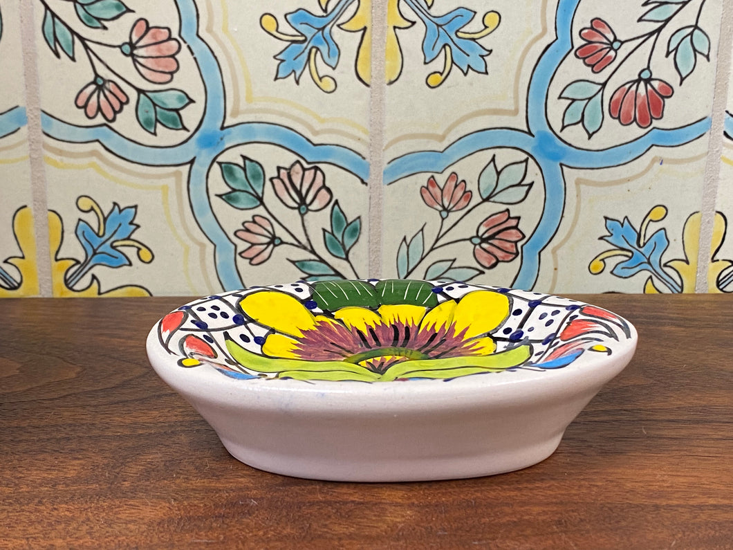 Oval Ceramic soap dish (sf)