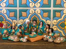 Load image into Gallery viewer, Mini nativity (turquoise)