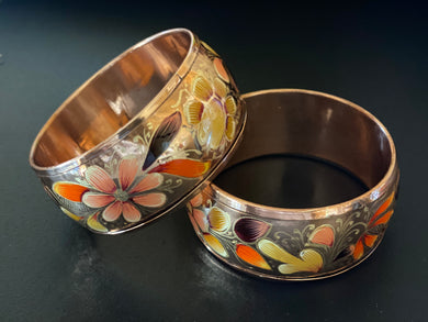 Copper bracelet (autumn)