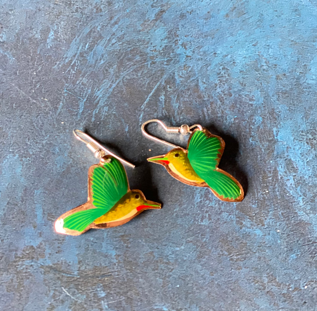 colibrí earrings