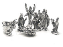 Load image into Gallery viewer, Pewter nativity scene