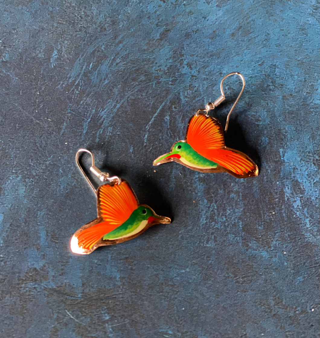 colibrí earrings