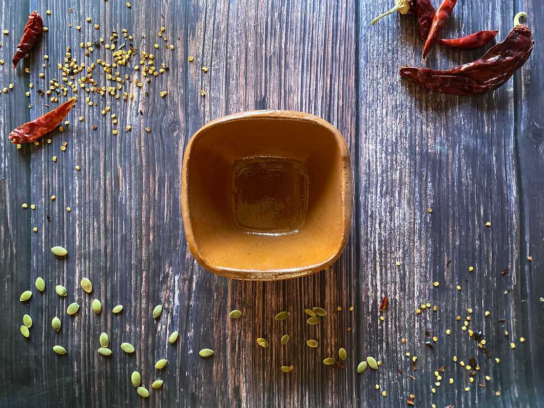 Classic clay bowl  5” square