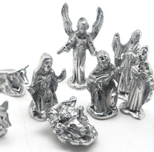 Load image into Gallery viewer, Pewter nativity scene