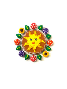 Sun magnet (yellow)